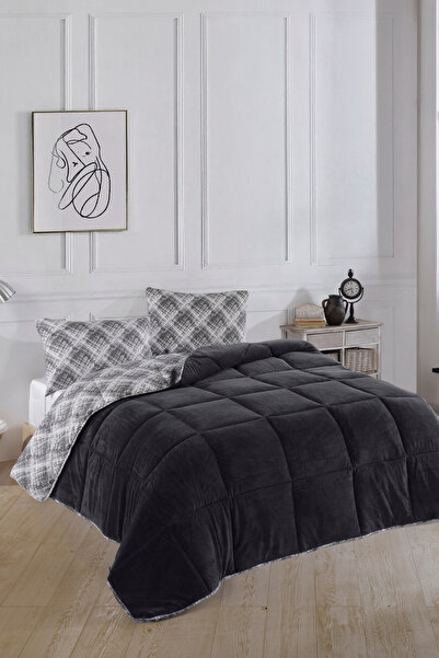 Formeya Einzelbett - Kinder-Luxus-Wellsoft-Steppdecke, doppelseitig mit Kissenbezug, 135 x 200 cm