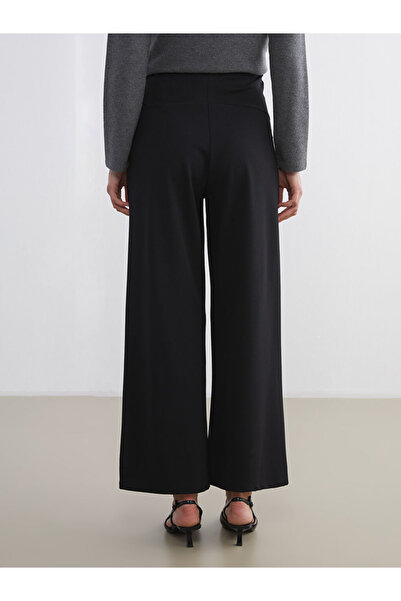 LC Waikiki Maternity Black Tummy Panelled Maternity Trousers