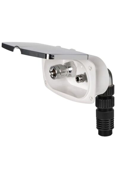 OSCULATI Hose connector with inlet/outlet plug, White