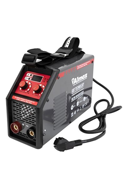 Almaz Aparat de sudură cu invertor MMA AZ-ES005 + Mască de sudură solară cu a...