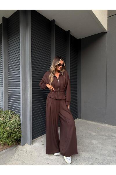 Marbella Women's Black Belted Modal Set