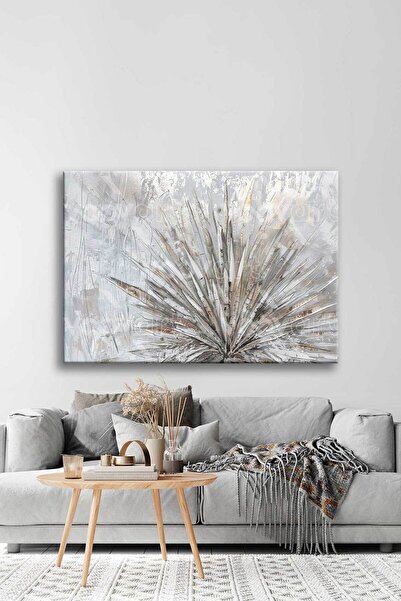 Voovart Soyut Çiçek Dekoratif Kanvas Tablo – VOOV2828