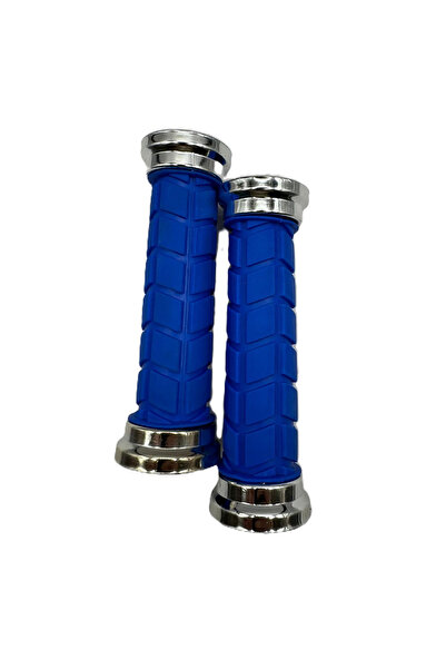 Sedona Mânere ghidon GRIP-01C din cauciuc-metal (albastre)