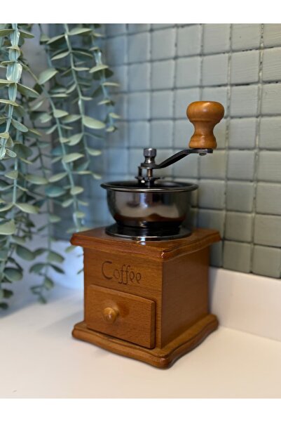 BUCOLIC Vintage Wooden Coffee Grinder