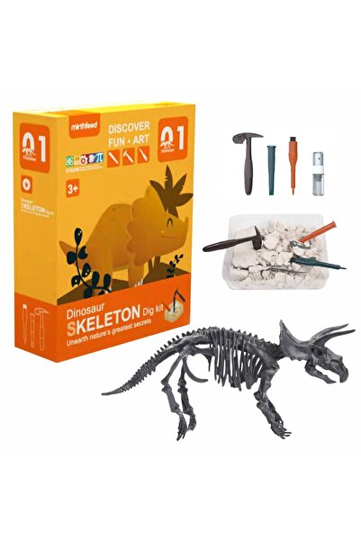 Chanak Dinosaur Fossil Dig Kit for Kids | STEM Excavation & Skeleton Discovery Toy
