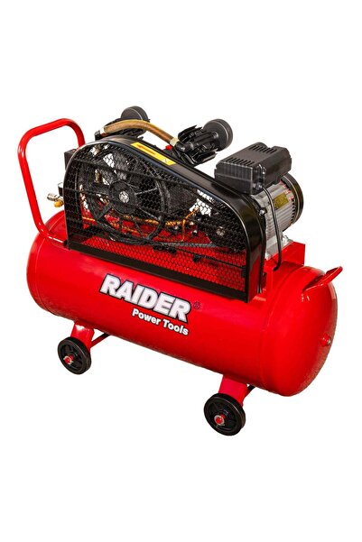 euromaster COMPRESOR AER 100L 2CP 1.5KW 170L/MIN 2 PISTOANE 8BAR 220V RAIDER