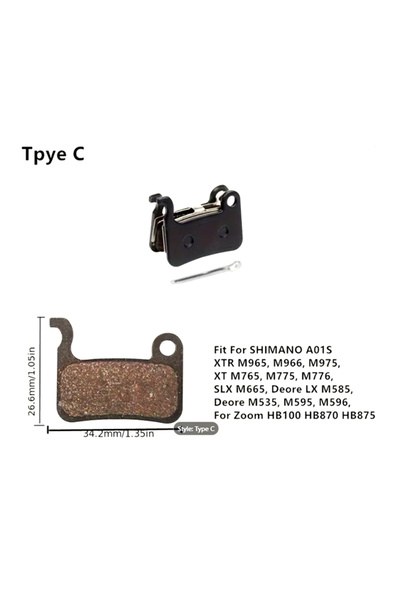 Sedona Placute frana bicicleta, Tip-C cu siguranta