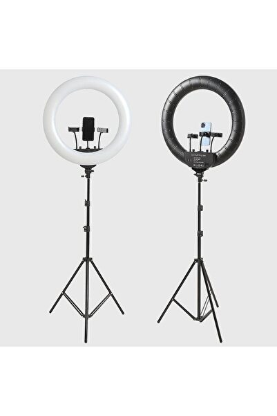 Generic 14" LED Soft Ring Light with Remote | Compact Dimmable Light for Makeup, Photos & Streaming