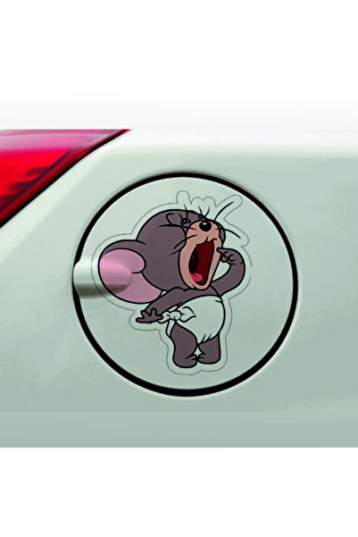 StickITsibiu Decorative Car Fuel Tank Cap Sticker - Glossy Laminated