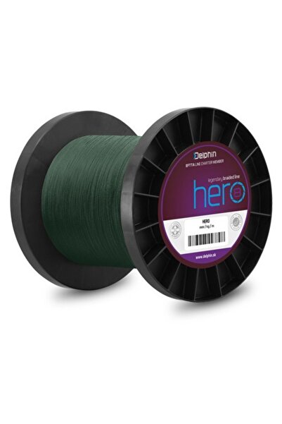 DELPHİN HERO 8 fishing line, 8 microfibers, green, 300m