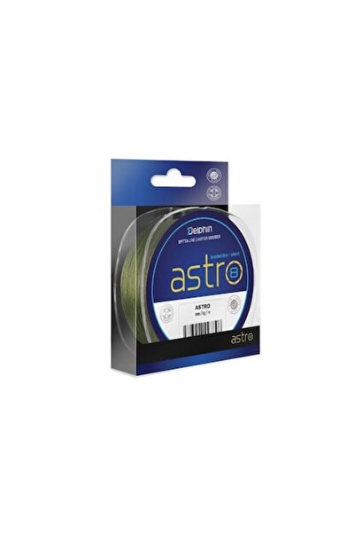 DELPHİN Împletitură de pescuit ASTRO 8, 0,10 mm, 6,0 kg, 130 m, verde, 1 buc.