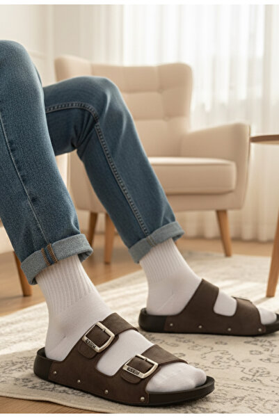 Esem Anatomical Sole Four Seasons Double Buckle Men's Slippers.