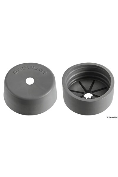 OSCULATI PVC cap for tubes, White