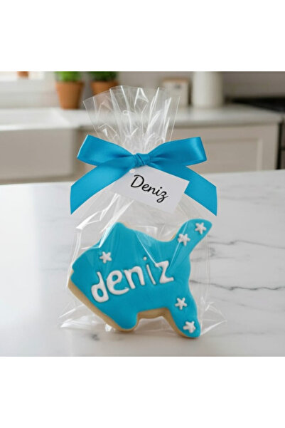 LUANA ANETA Butik Kurabiye İsme Özel Tasarım Şeker Hamurlu Kurabiyeler 20 adet