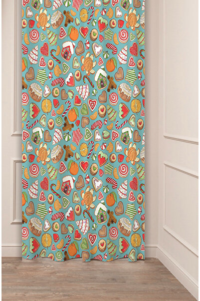 GREENDECOR Christmas Pine Tree Christmas Tree Snow New Year Christmas Patterned Specially Designed Digital Printed Background Curtain