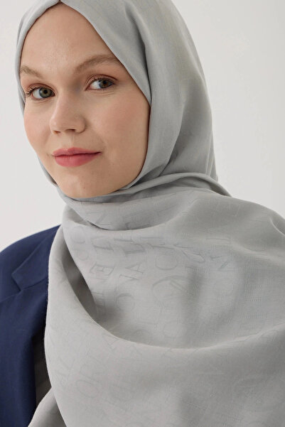 Valentino Orlandi Vo Logo Shawl - Dark Grey