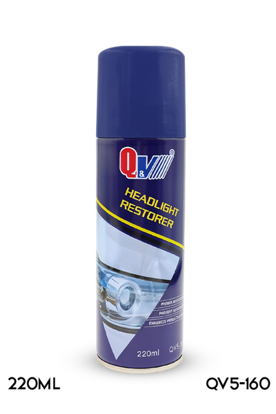 Generic Q&V QV5-160 Headlight Restorer Spray for Yellowing, Oxidation, and Sc...