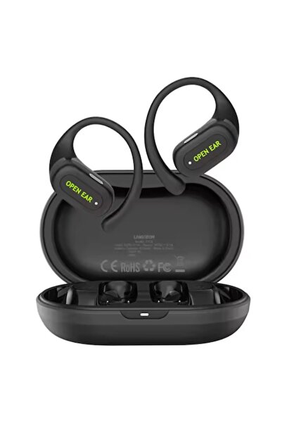 Tovstore Bluetooth Headphones, Open Ear, Wireless Headphones, Hi-Fi Calls, IPX5, ENC, 40h Battery, Black