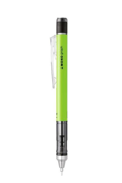 Tombow Mono Graph Neon Green Creion mecanic 0.7 mm, verde neon