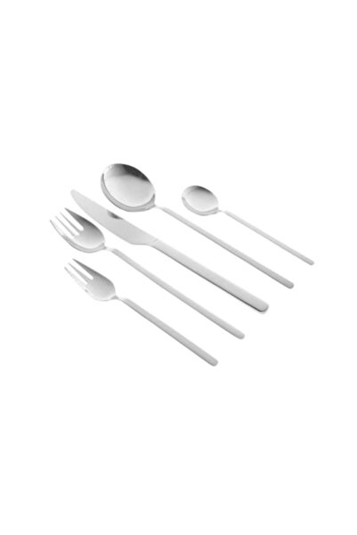 inart Premium cutlery set with 30 pieces, stainless steel, silver,