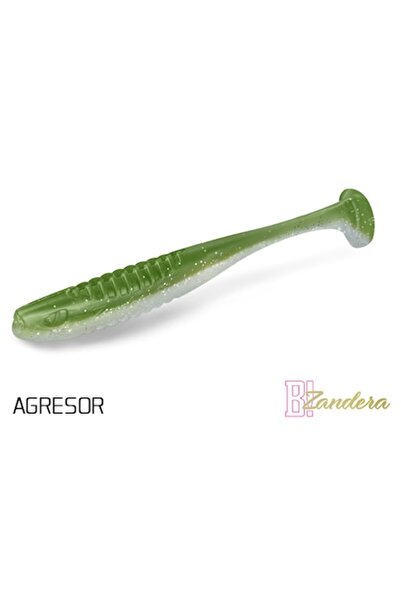 DELPHİN ZANDERA UVS soft lures set 6x5 pcs, shad, multicolor, 13.5 g