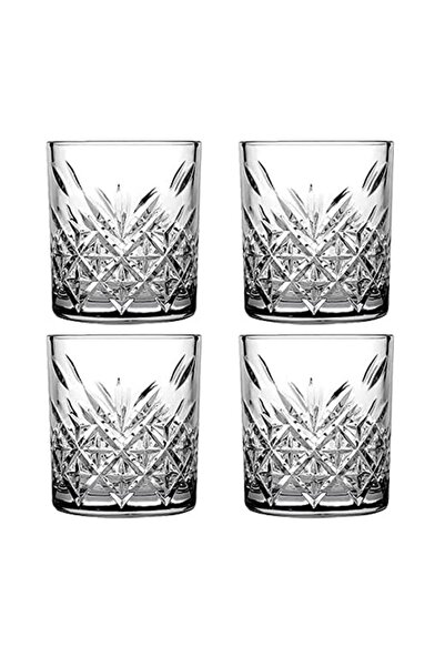 Paşabahçe Set of 4 whiskey glasses, Timeless, 205 ml