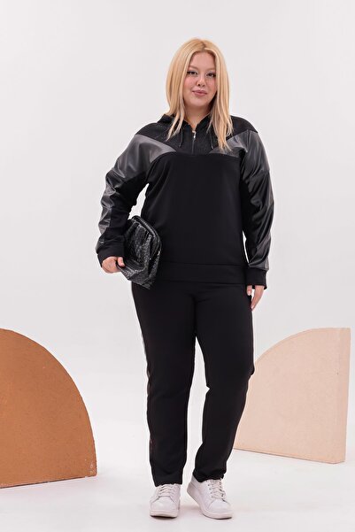 Siyezen Large Size Leather Detailed Stone Set