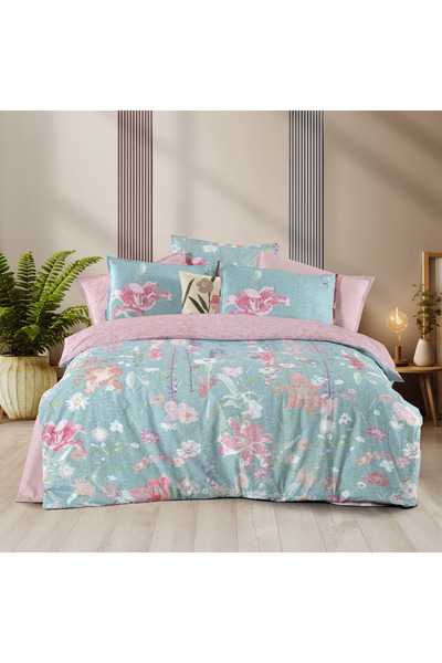 Sarev Stella Single 100% Cotton Double-Sided Duvet Cover Set