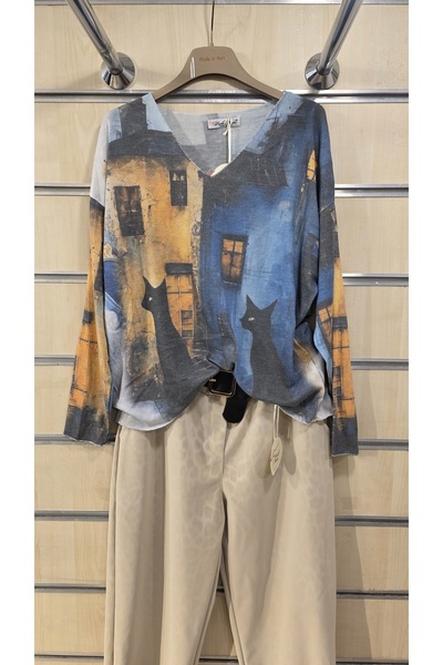 Park Moda بلوزة بنمط مختلط