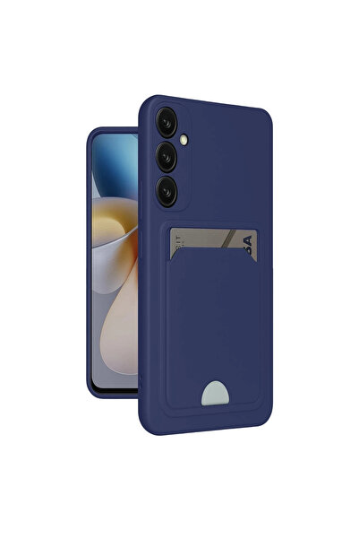 eco port حافظة متوافقة مع هاتف Galaxy A35 5g من السيليكون مع حامل بطاقات كيلف...