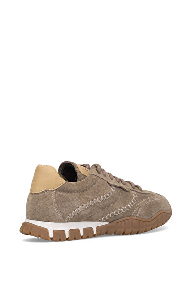 Mammamia D25Ka-3695 Women's Genuine Suede Leather Casual Shoes Mink