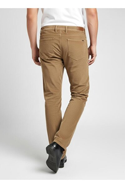 Brango Men's Five Pocket Stretch Fabric Corded Fabric Velvet Pantalon