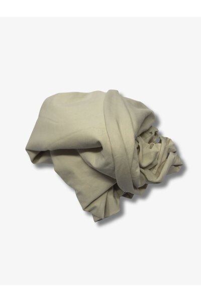 Yiğit Kumaş Stretch Fabric Single Jersey Fabric, Piece 100X190 cm Beige Color