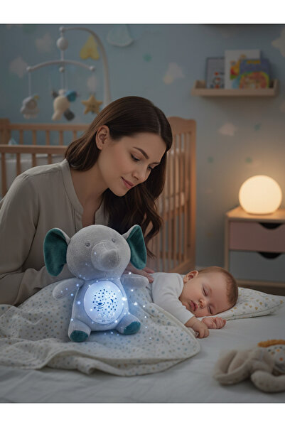 Gokidy Sesli ve Işıklı Pelüş Uyku Arkadaşı Fil