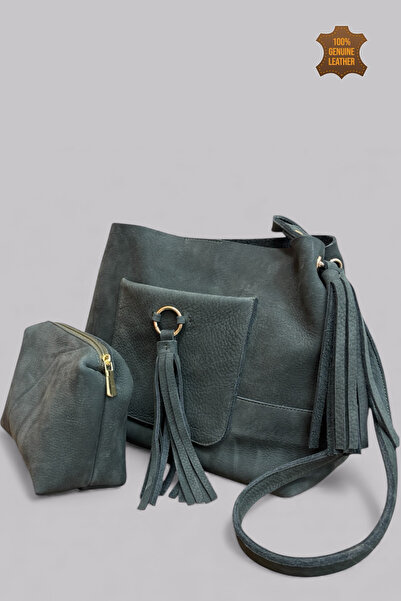 MaVaux Marilla 100% Genuine Nubuck Casual, Soft Leather Stylish Design Puppy Shoulder and Crossbody Bag