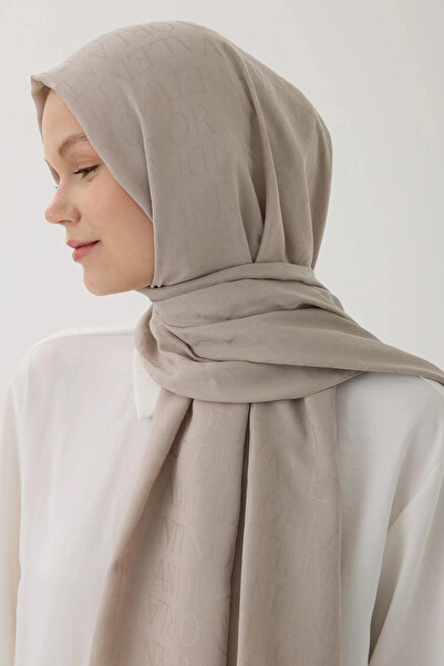 Valentino Orlandi Vo Logo Shawl - Stone