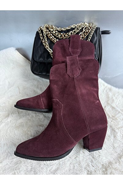 Miarma Designs Burgundy suede boot