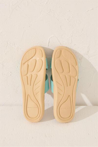 Perspective Women Secret Турецький бірюзовий поясний пляжний капці