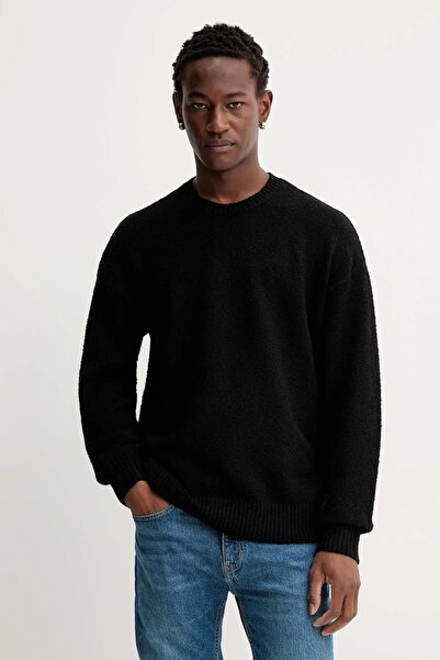 Guess Pulover negru bărbătesc m5br03
