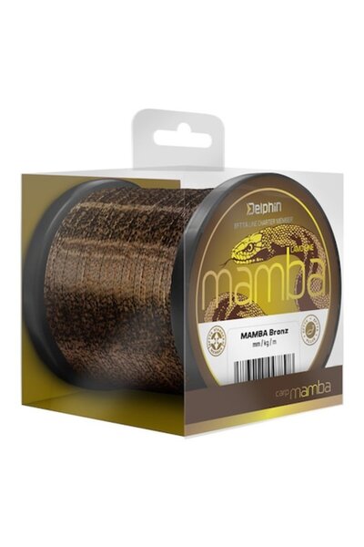 DELPHİN Fir monofilament MAMBA 0.26-0.34mm, model 3D, bronz