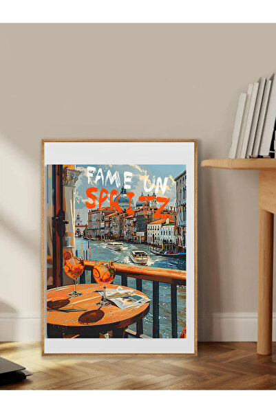 Tuba Decor Tablo dintr-o singură bucată cu rame din lemn pentru sufragerie, s...