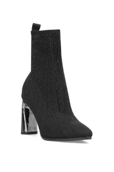 Guja 25K104 Women's Stone Heeled Boots Black
