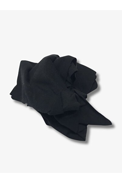 Yiğit Kumaş Thin Ribbed Fabric, Piece 75X170 cm Black Color