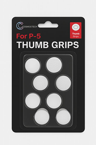 cosmostech 8’li Oyun Kolu Analog Silikon Koruyucu Beyaz – Ps5 / Ps4 / Xbox / ...