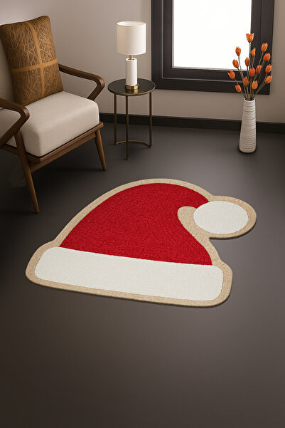 Rugs Modern Halı MOSSO Χριστουγεννιάτικο Χαλί με Θέμα το Pompom και Μοτίβο Μπ...