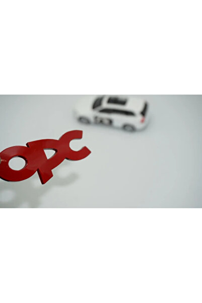 EDEXPORT Opel OPC Bagaj Kırmızı ABS Logo Amblem Arma