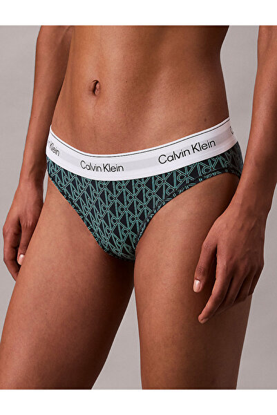 Calvin Klein Bijou Modern Emblem Outline+Stratif Yeşil İç Çamaşırı