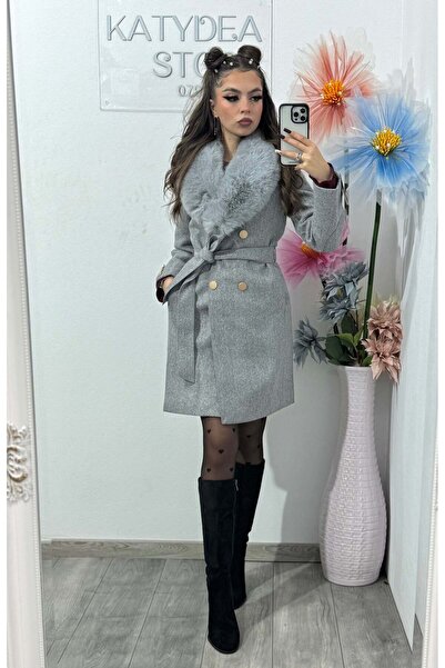 KATYDEA STORE Palton damă gri Helen