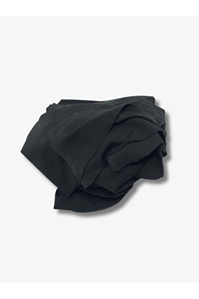 Yiğit Kumaş Sports Team Draped Polyester Combed Flexible Fabric, Piece 120X160 cm Black Color