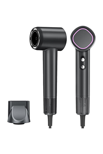 TnsAround TNS® Professional Hair Dryer, Compact, Ultra Silent 50dB, 200% Volume, Gray